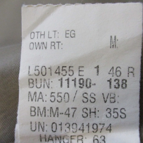 Chaps Ralph Lauren Sport Coat Men 46R 100% Wool Beige Brown Houndstooth 2 Button - Picture 8 of 13